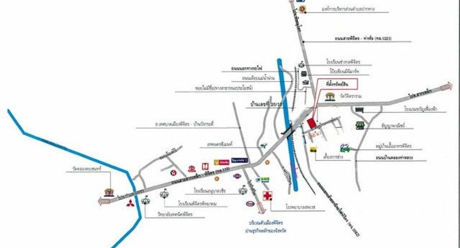 For sale 1 bed retail Space in Taphan Hin, Phichit