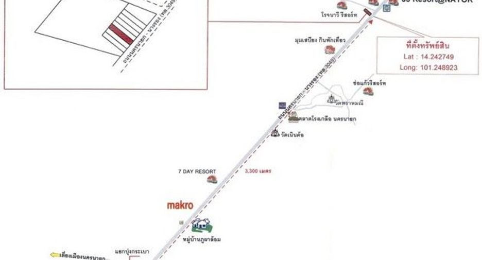 出售 1 卧室 商业空间 在 Ongkharak, Nakhon Nayok