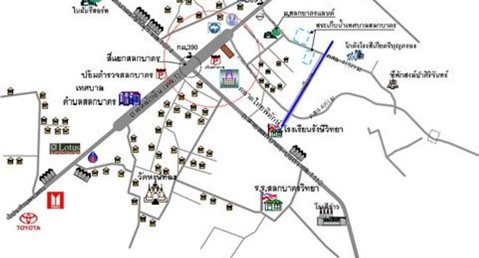 For sale 1 bed retail Space in Khlong Lan, Kamphaeng Phet