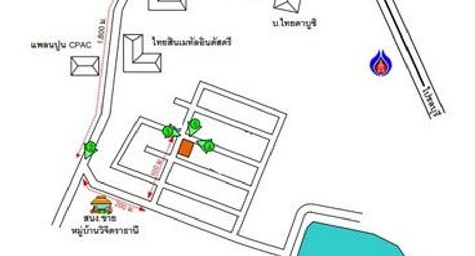 出售 1 卧室 独立屋 在 Tha Takiap, Chachoengsao