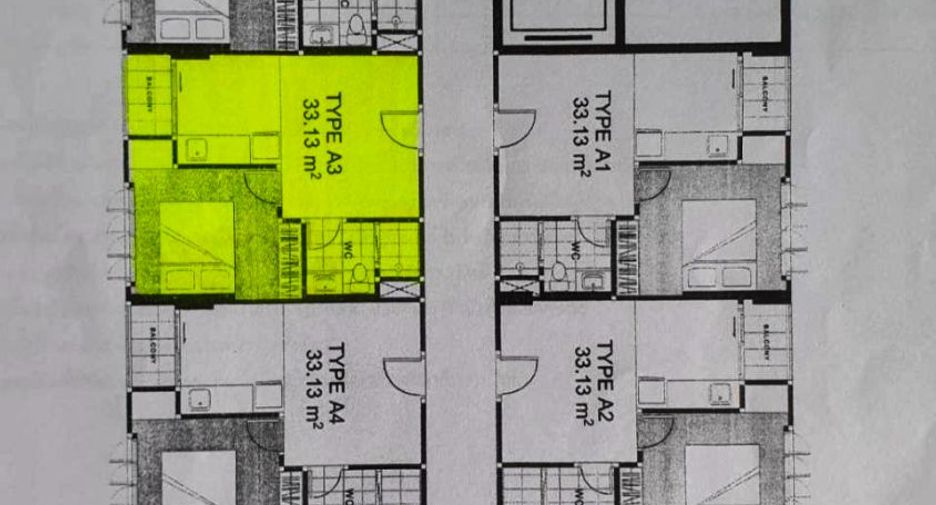 Condo en venta de 1 habitaciones en Chatuchak, Bangkok
