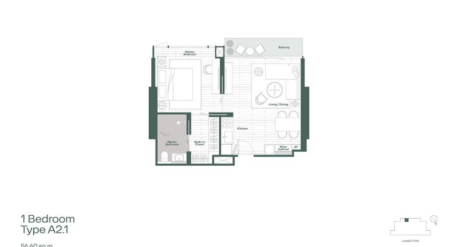 For sale 1 bed condo in Bang Rak, Bangkok