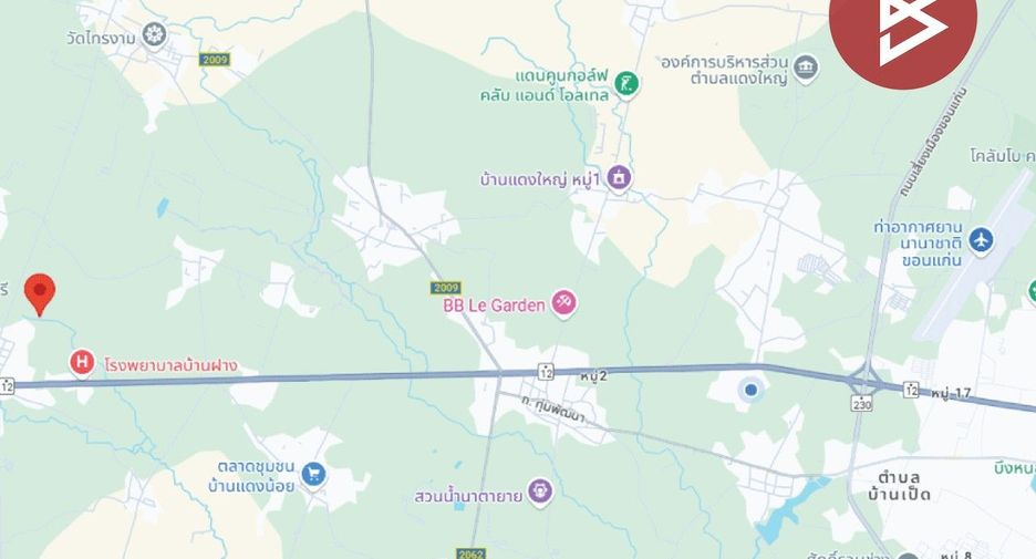 For sale land in Ban Fang, Khon Kaen
