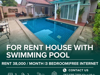 For Rent 3 Bedroom House In Bang Lamung, Chonburi