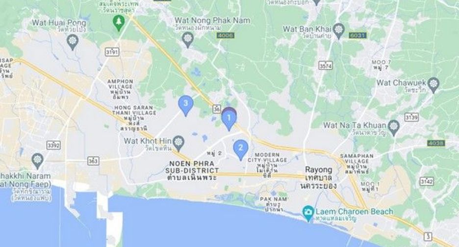 À vendre 1 chambre maison à Ban Khai, Rayong