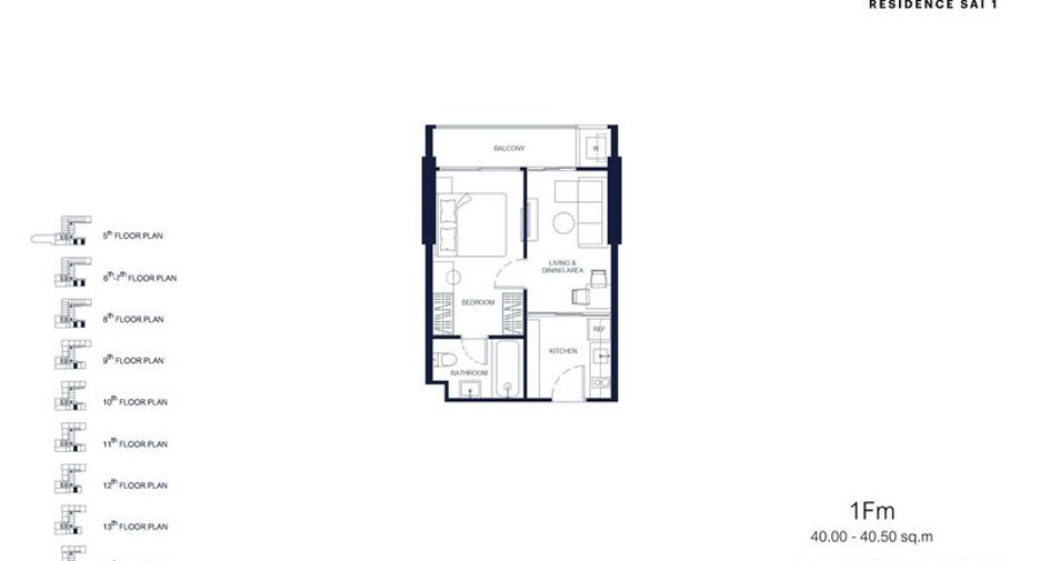 For sale 1 Beds condo in Bang Lamung, Chonburi