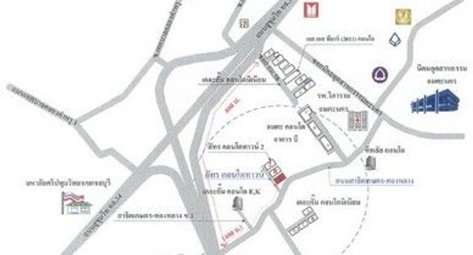 For sale 1 bed condo in Mueang Chon Buri, Chonburi