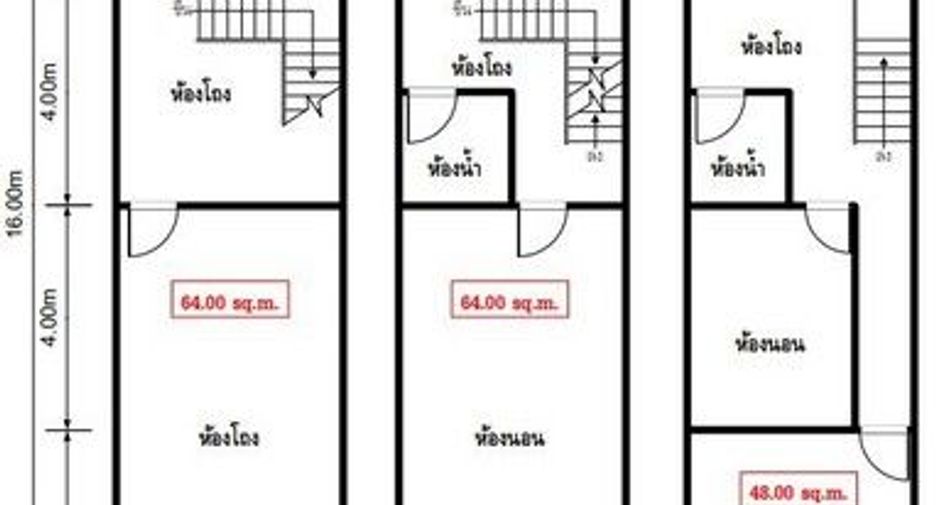 For sale 3 bedrooms retail Space in Khiri Rat Nikhom, Surat Thani