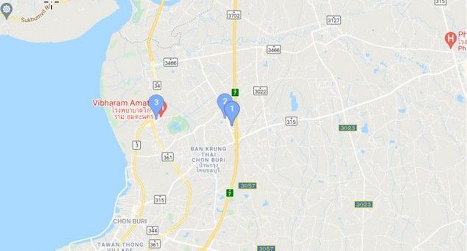 For sale 1 bed condo in Mueang Chon Buri, Chonburi