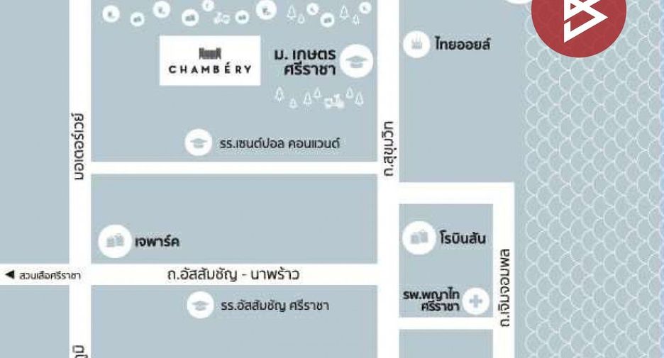 ขาย 1 เตียง คอนโด ใน ศรีราชา, ชลบุรี