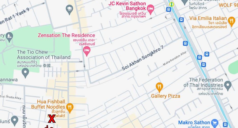 Grundstück zum Kauf in Sathon, Bangkok