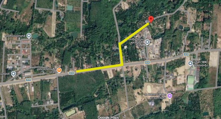 Terreno en venta en Mueang Rayong, Rayong