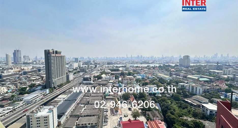 À vendre 1 chambre condo à Bang Phlat, Bangkok