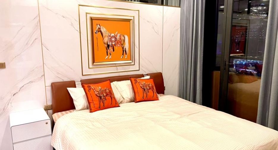 À louer 1 chambre condo à Huai Khwang, Bangkok