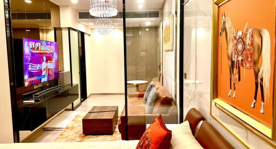 À louer 1 chambre condo à Huai Khwang, Bangkok