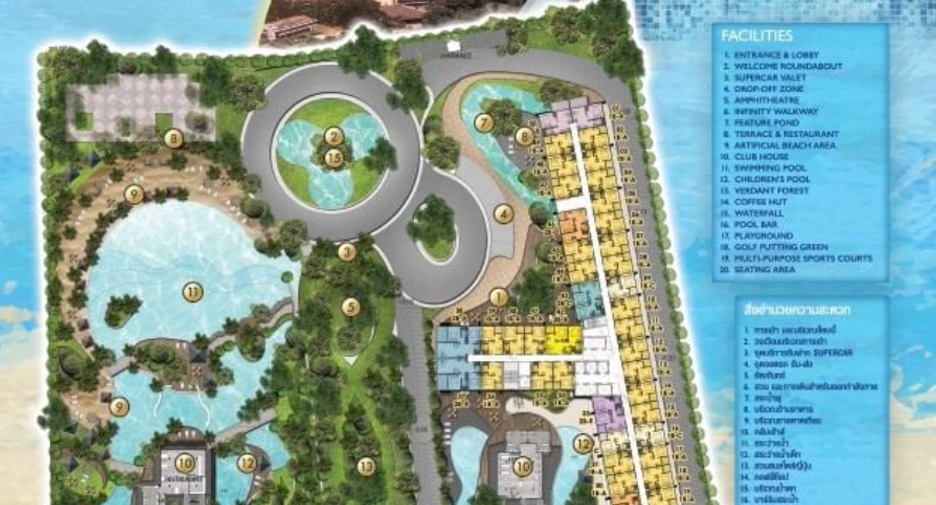 For sale 2 bedrooms condo in Bang Lamung, Chonburi