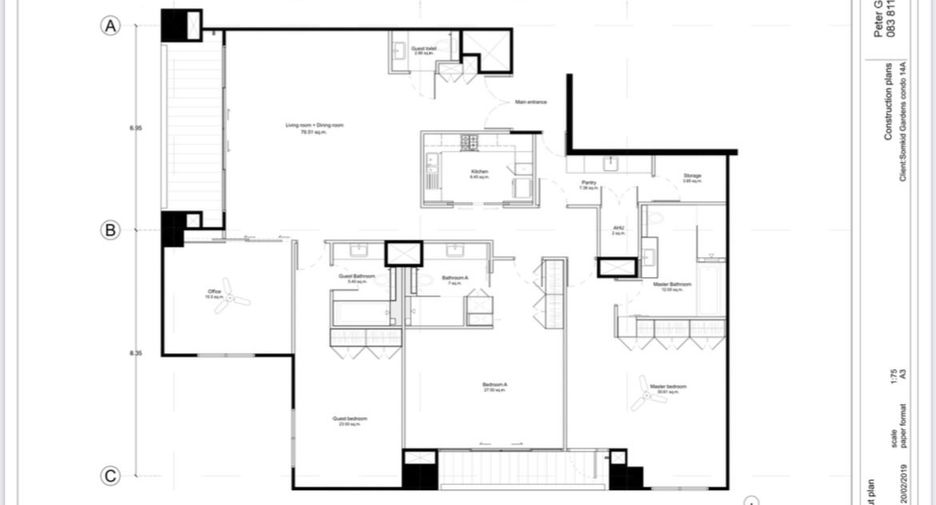 For sale 3 bedrooms condo in Pathum Wan, Bangkok