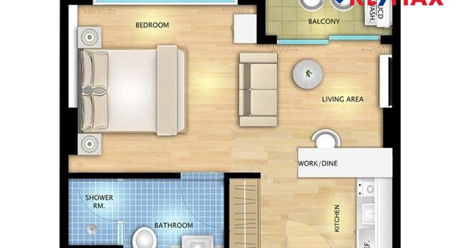 Wohnung zum Kauf mit 1 Zimmer in Bang Lamung, Chonburi