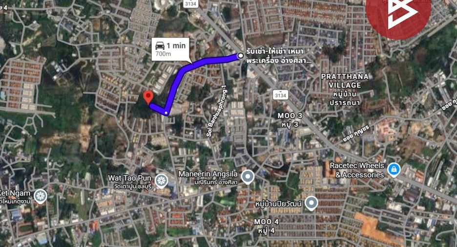 For sale land in Mueang Chon Buri, Chonburi
