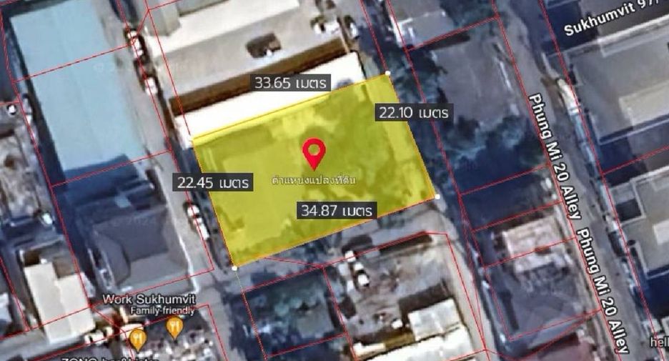 For sale land in Phra Khanong, Bangkok