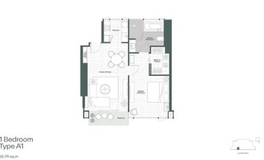 For sale 1 bed condo in Bang Rak, Bangkok