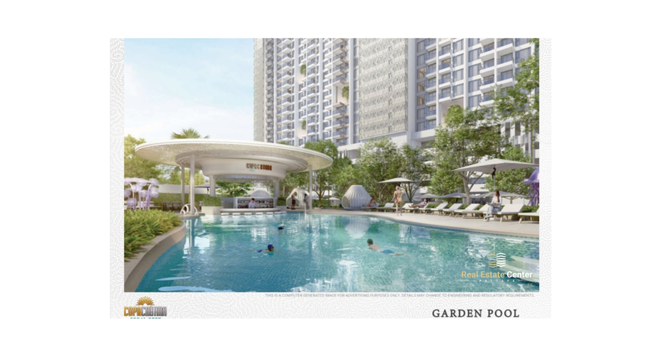 For sale 1 bed condo in Bang Lamung, Chonburi