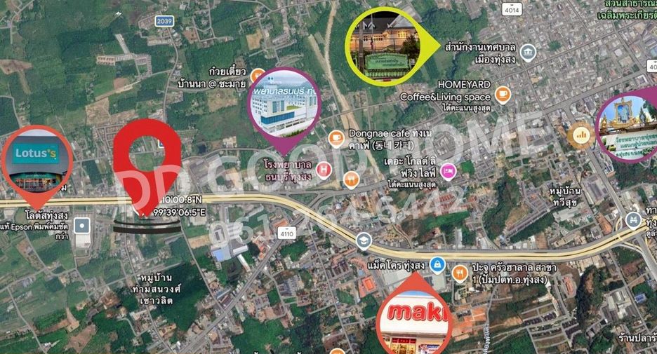 Terreno en venta en Thung Song, Nakhon Si Thammarat