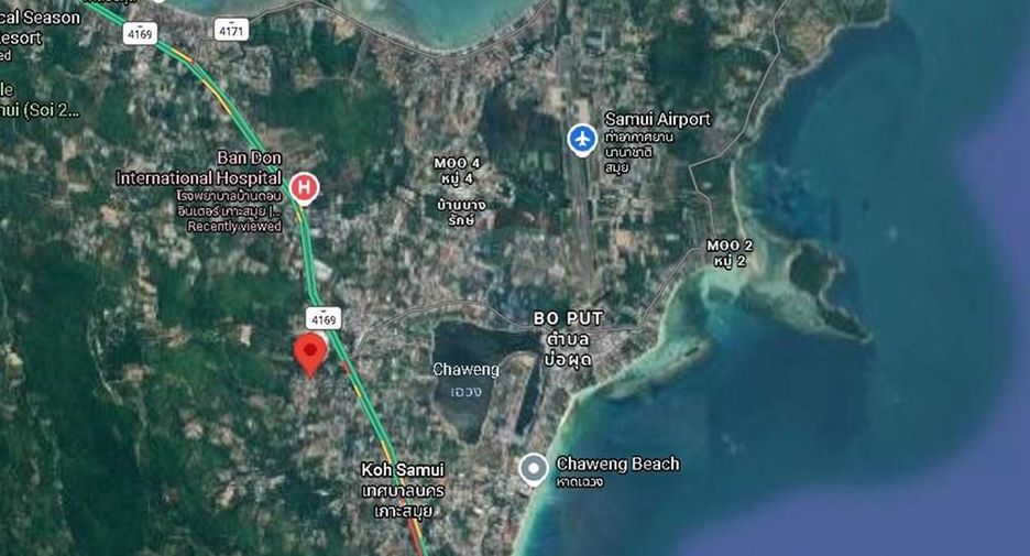 For sale land in Ko Samui, Surat Thani
