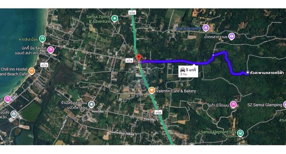 For sale land in Ko Samui, Surat Thani