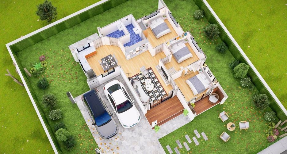 For sale 3 bedrooms villa in Bang Lamung, Chonburi