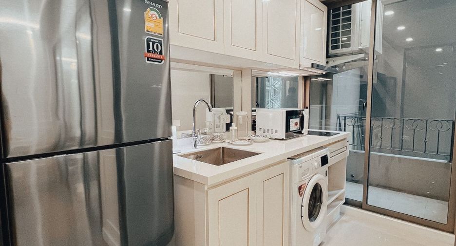 For rent 1 bed condo in Huai Khwang, Bangkok