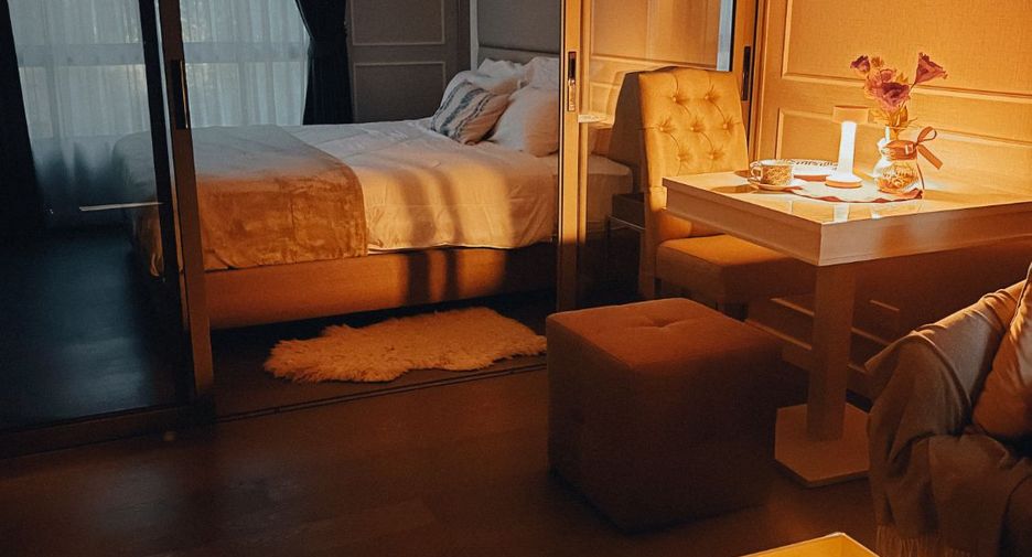 For rent 1 bed condo in Huai Khwang, Bangkok