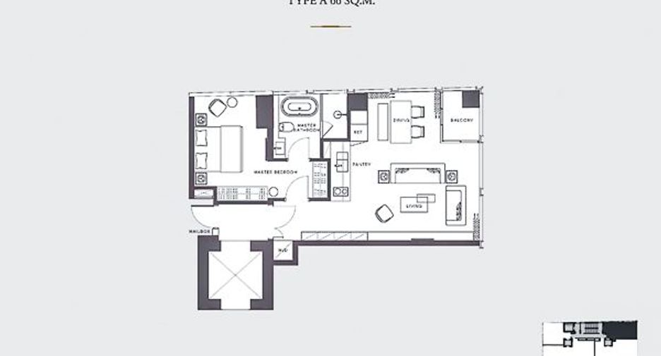 For sale 1 bed condo in Pathum Wan, Bangkok