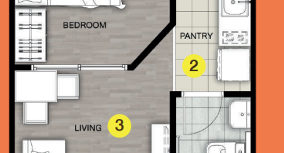 Wohnung zur Miete mit 1 Zimmer in Bang Bo, Samut Prakan