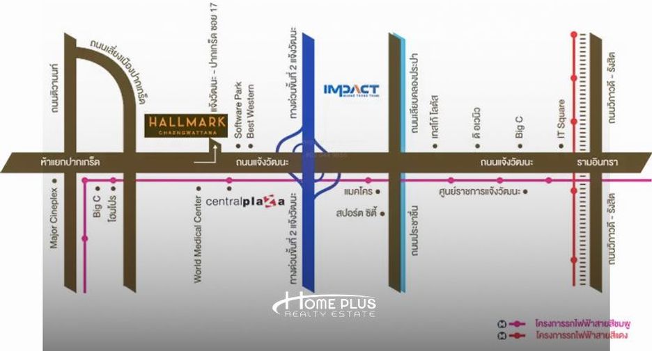 Condo en venta de 1 habitaciones en Pak Kret, Nonthaburi