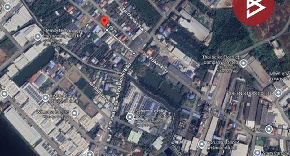 For sale land in Phra Samut Chedi, Samut Prakan