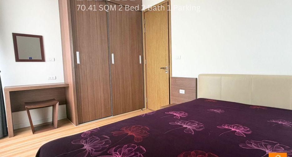 For rent 2 bedrooms condo in Thon Buri, Bangkok