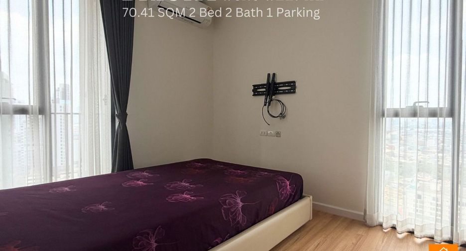 For rent 2 bedrooms condo in Thon Buri, Bangkok