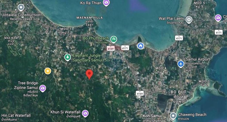 For sale land in Ko Samui, Surat Thani
