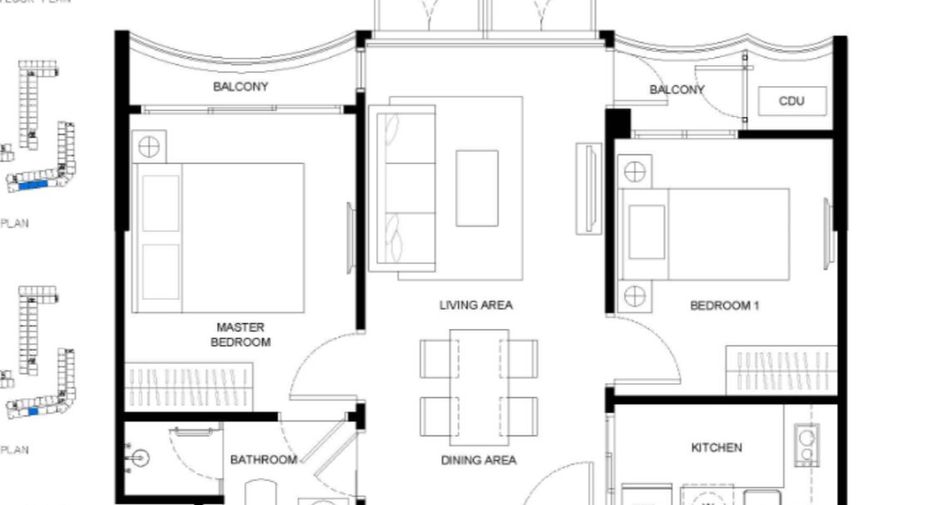 Wohnung zur Miete mit 2 Zimmer in Suan Luang, Bangkok