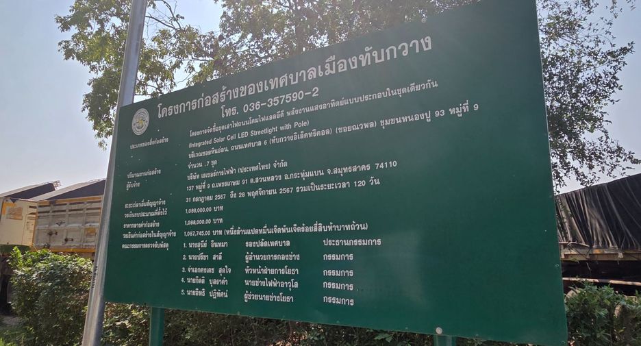 For sale land in Kaeng Khoi, Saraburi