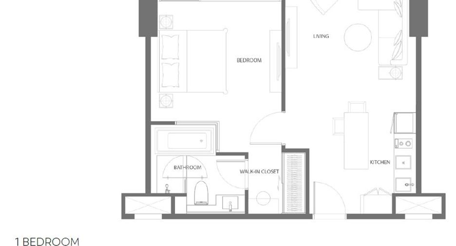 Condo en venta de 1 habitaciones en Khlong Toei, Bangkok