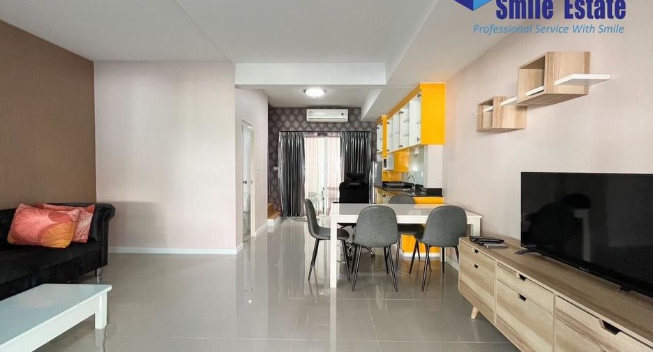 For rent 2 bedrooms townhouse in Bang Phli, Samut Prakan