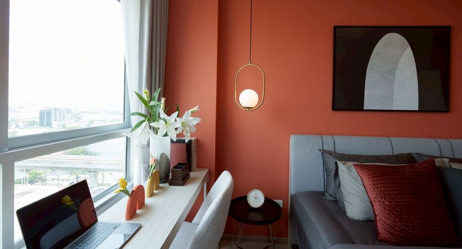 For rent 1 bed condo in Mueang Samut Prakan, Samut Prakan