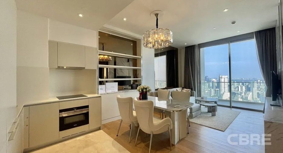 Condo en alquiler de 2 habitaciones en Khlong San, Bangkok