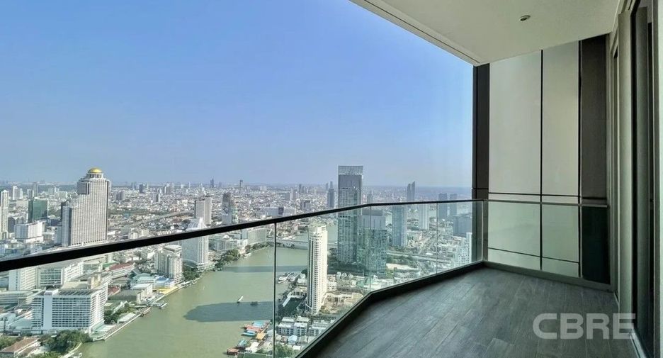 Condo en alquiler de 2 habitaciones en Khlong San, Bangkok
