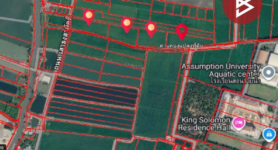 For sale land in Bang Sao Thong, Samut Prakan