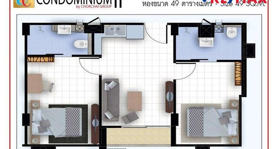 Condo en venta de 1 habitaciones en Bang Lamung, Chonburi