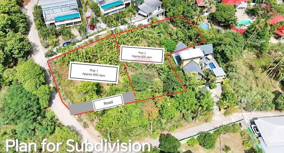 For sale land in Ko Samui, Surat Thani