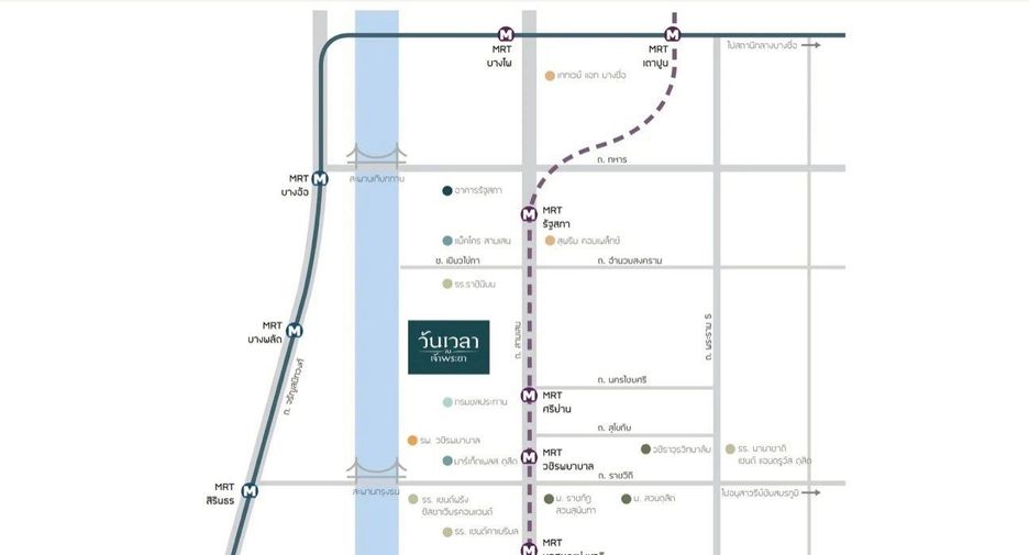 For sale 1 bed condo in Dusit, Bangkok